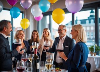 Den perfekte kombination til din fest: balloner og vinsmagning i København