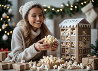 Den perfekte popcorn julekalender til søster