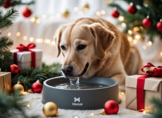 Den perfekte vandskål til hunde som julegaveidé