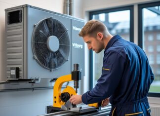 Effektiv energiløsning i Viborg: Sådan kan en varmepumpe og en skæremaskine arbejde sammen