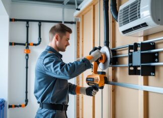 Effektiv installation af varmepumpe: Sådan kan en dyksav med skinnes fordele hjælpe
