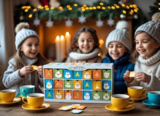 En magisk december med te julekalender til børn