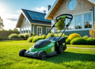 Energibesparelse i haven med batteri plæneklipper og isolering i Kalundborg