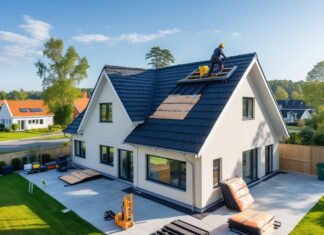 Energibesparelser med hulmursisolering og tagdækker i Hammel