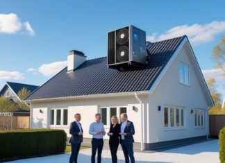 Energibesparelser med varmepumper og nyt Silkeborg tag