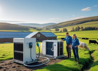 Energibesparelser på Djursland med varmepumper i landbruget