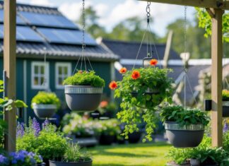 Energibesparende løsninger til Lolland-haver med hængepotter