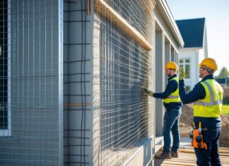 Energieffektiv opvarmning i Hedensted med armeringsnet til puds løsninger