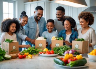 Find billige måltidskasser til 6 personer og spar tid i hverdagen