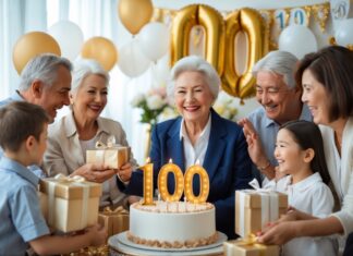 Find den bedste gave og ideer til fejring af 100-års dag