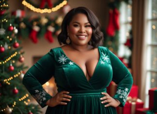 Find det perfekte tøj til plus size kvinder til julen