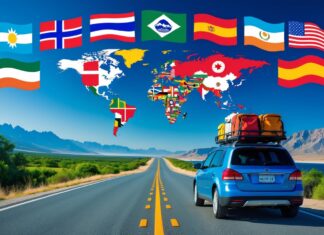 Flag og roadtrips: planlæg din næste biltur gennem verdens farverige lande