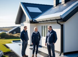 Fordele ved at kombinere hulmursisolering og nyt tag i Nordjylland