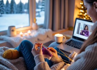 Fra vintereventyr til hyggeprojekter: lær at strikke online