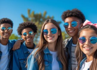 Gaveidéer til teenagere: runde solbriller til teenagere