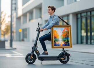 Kreative måder at transportere dine malerier på med el-løbehjul med sæde tilbud