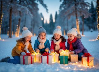 Magiske vinterlandskaber og adventsgaver til børn