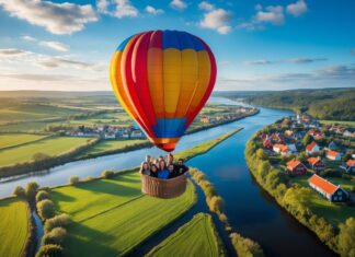 Oplev afslapning og eventyr med en luftballon tur over Danmark