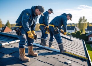 Praktisk arbejdstøj til tagrenovering i Årslev