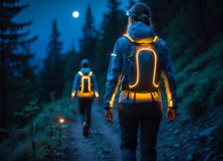 Praktisk overtøj til nattevandringer med lys til nattevandringer