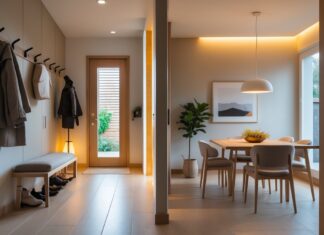 Praktiske løsninger til entréen og spisestuen