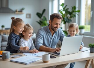 Sådan balancerer du hjemmearbejde og familieliv som familiefar