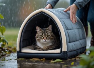 Sådan beskytter du din kat mod regn og kulde med en kattehule til din kat