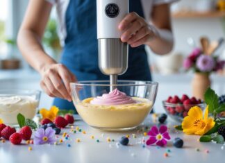 Sådan bruger du en stavblender til kagepynt der imponerer