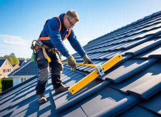 Sådan får du det perfekte tag i Køge med det rette fliseafrettersæt til dit projekt