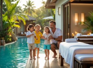 Sådan får du en afslappende ferie med børn og forkæl dig selv med spa