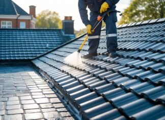 Sådan får du et flot tag og rensning af fliser Aabenraa