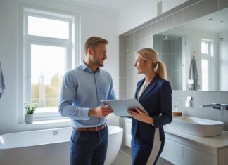 Sådan får du et nyt badeværelse med totalentreprise i Lyngby