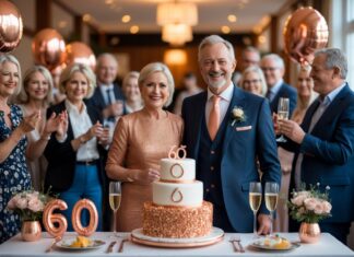 Sådan fejrer du både 60-års fødselsdag og kobberbryllup med stil