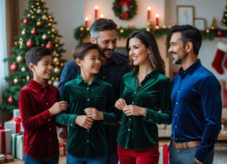 Sådan finder du de perfekte fløjlsskjorter til hele familien til jul