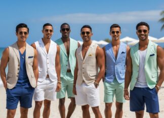 Sådan finder du det perfekte strandlook med veste til mænd online