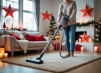 Sådan gør du din julestue klar med stangstøvsuger og julestjerner