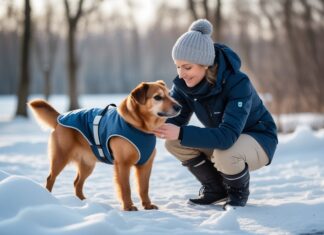 Sådan holder du din hund varm og tør med hundeble til vinterbrug