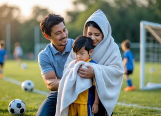 Sådan holder du dit barn tør og komfortabel efter fodboldtræning