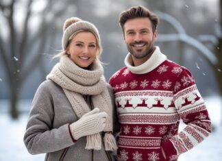 Sådan holder du varmen med stil: uldjakker og julesweatsuits til vinteren