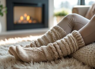 Sådan holder du varmen med uldsokker og leggings til kvinder online