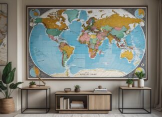 Sådan indretter du dit hjem med verdenskort og sideborde til hjemmet