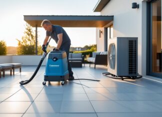 Sådan optimerer du din terrasse med en fliserenser maskine til terrassen og varmepumpeinstallation