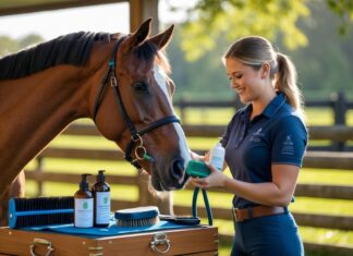 Sådan plejer du din hest med strigler og plejeprodukter