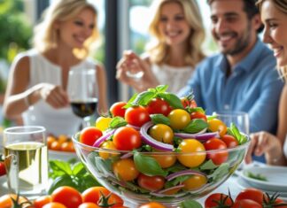 Sådan serverer du lækkert tomatsalat med friske ingredienser til din næste fest