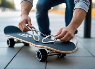 Sådan sikrer du dit el-skateboard med karabinhager