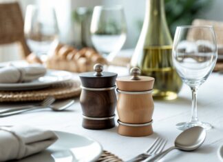 Sådan skaber du den perfekte borddækning med servietringe og salt og peber sæt