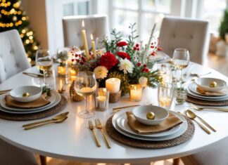 Sådan skaber du den perfekte feststemning med et rundt bord med udtræk