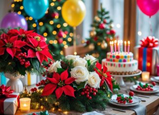 Sådan skaber du den perfekte fødselsdagsfest med smukke julebuketter til festen