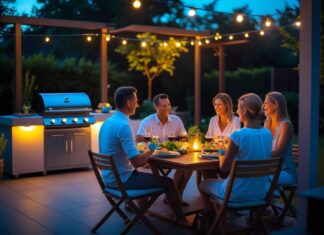 Sådan skaber du den perfekte grillstemning med udendørs lamper med bevægelsessensor