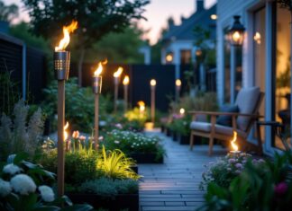 Sådan skaber du den perfekte haveoase i Århus med havefakler